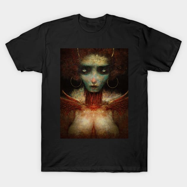 Red Queen... T-Shirt by DarkIndigo